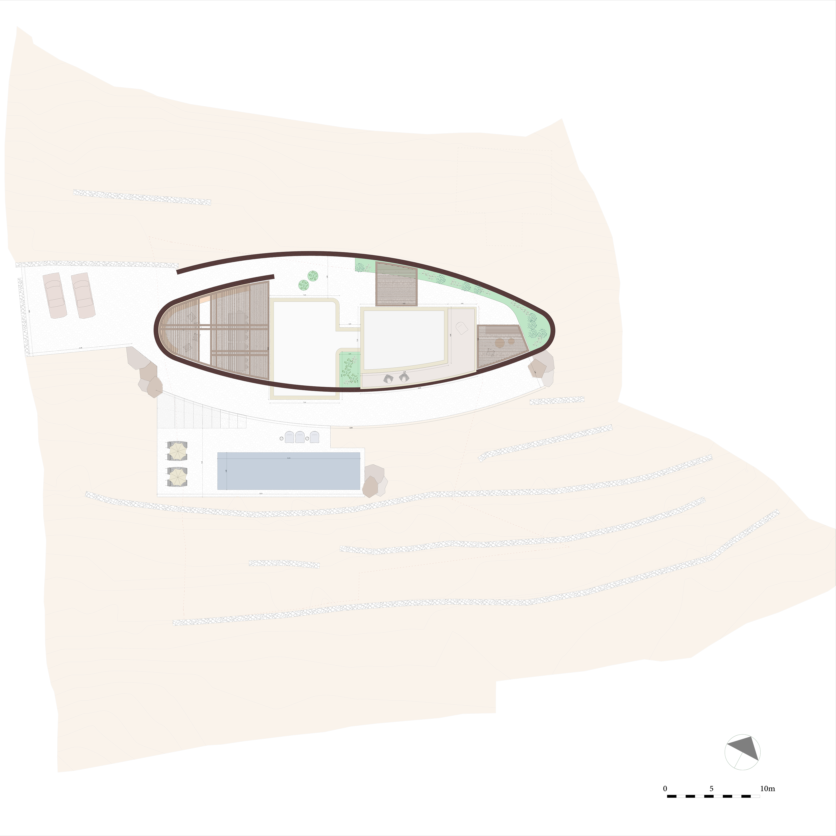 Evripiotis Architects-180-degrees-house-syros-evripiotis-architects-masterplan-180 Degrees House, Syros Island