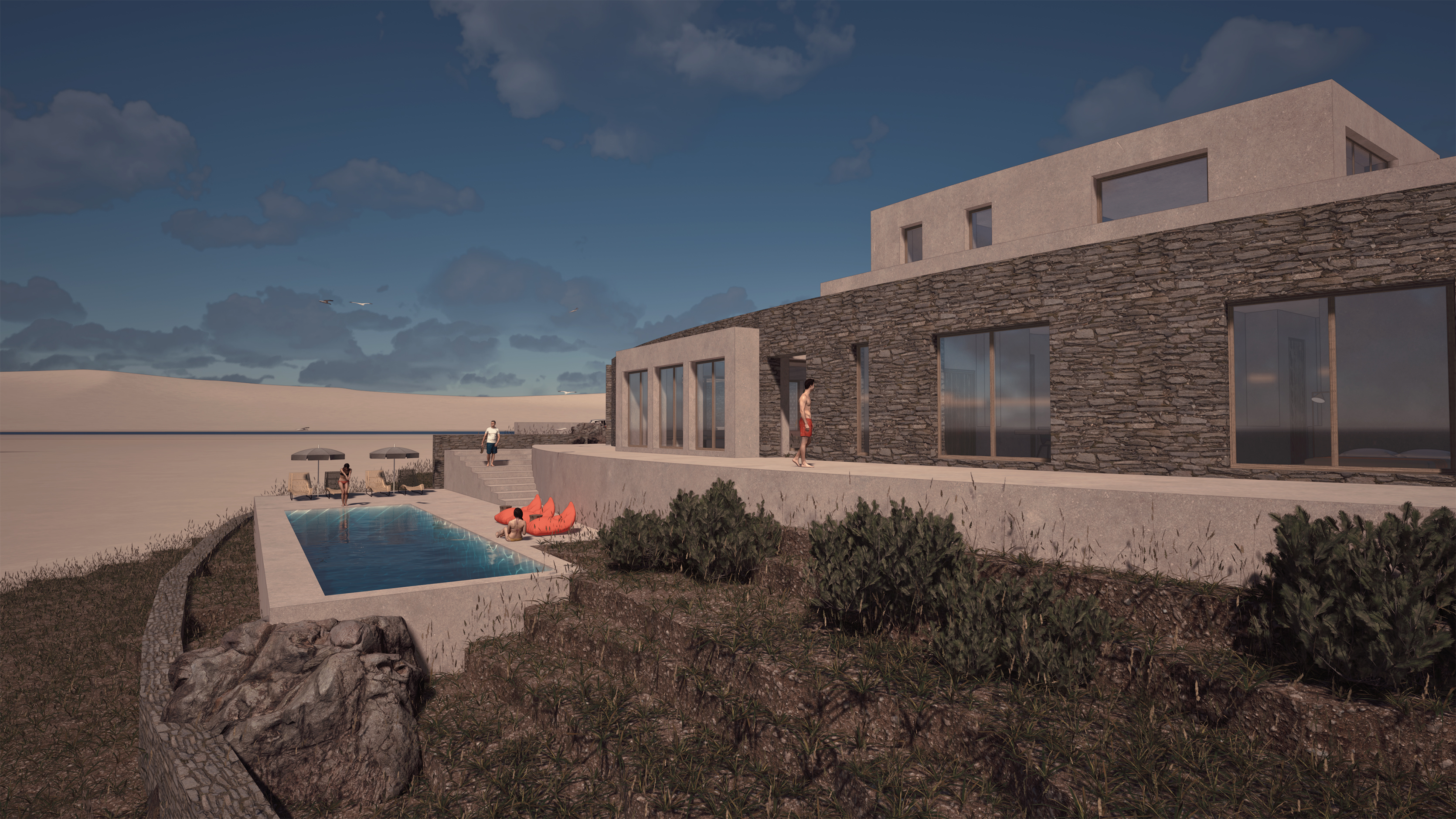 Evripiotis Architects-180-degrees-house-syros-evripiotis-architects-p04-1-180 Degrees House, Syros Island