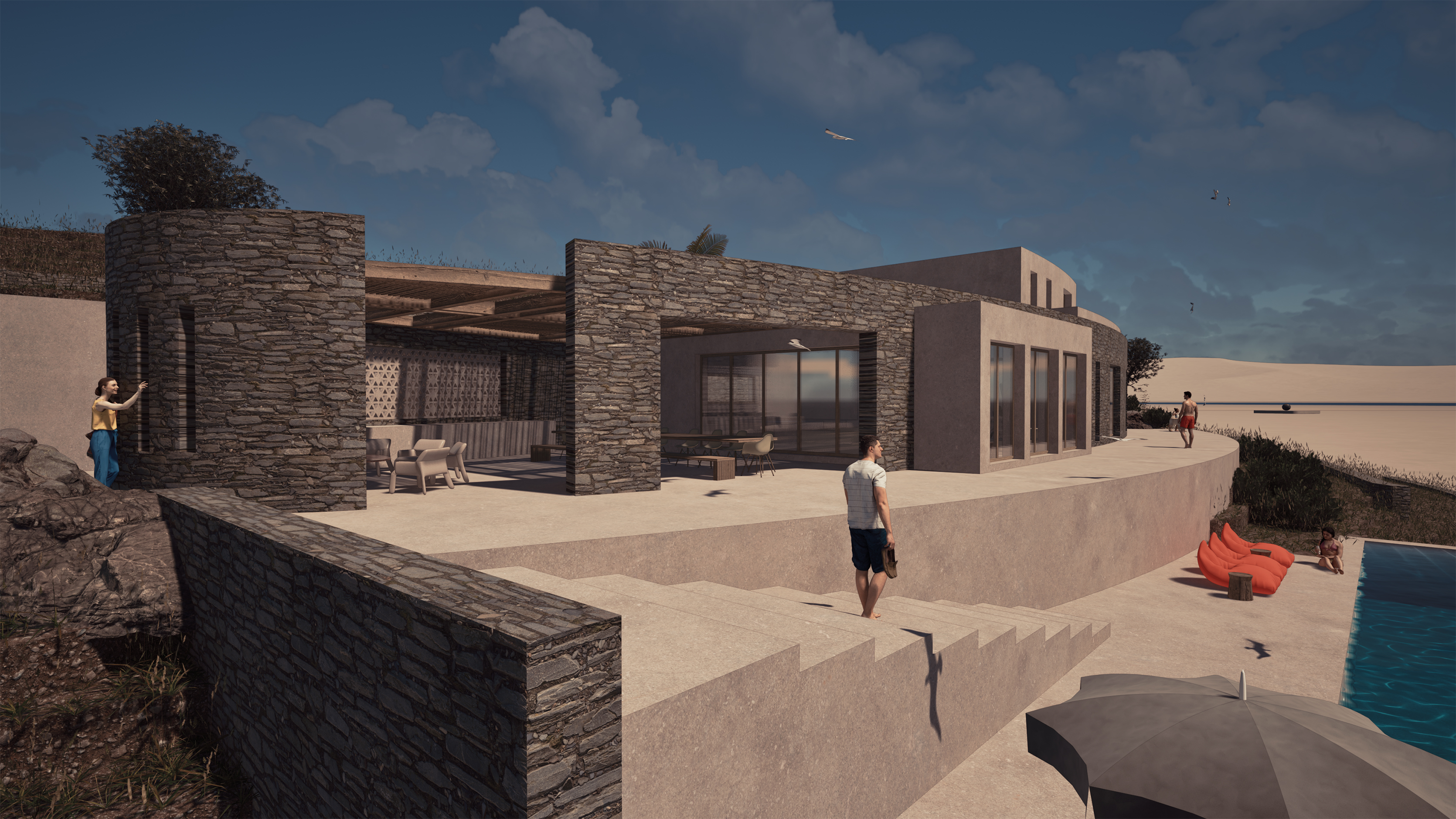 Evripiotis Architects-180-degrees-house-syros-evripiotis-architects-p07-180 Degrees House, Syros Island