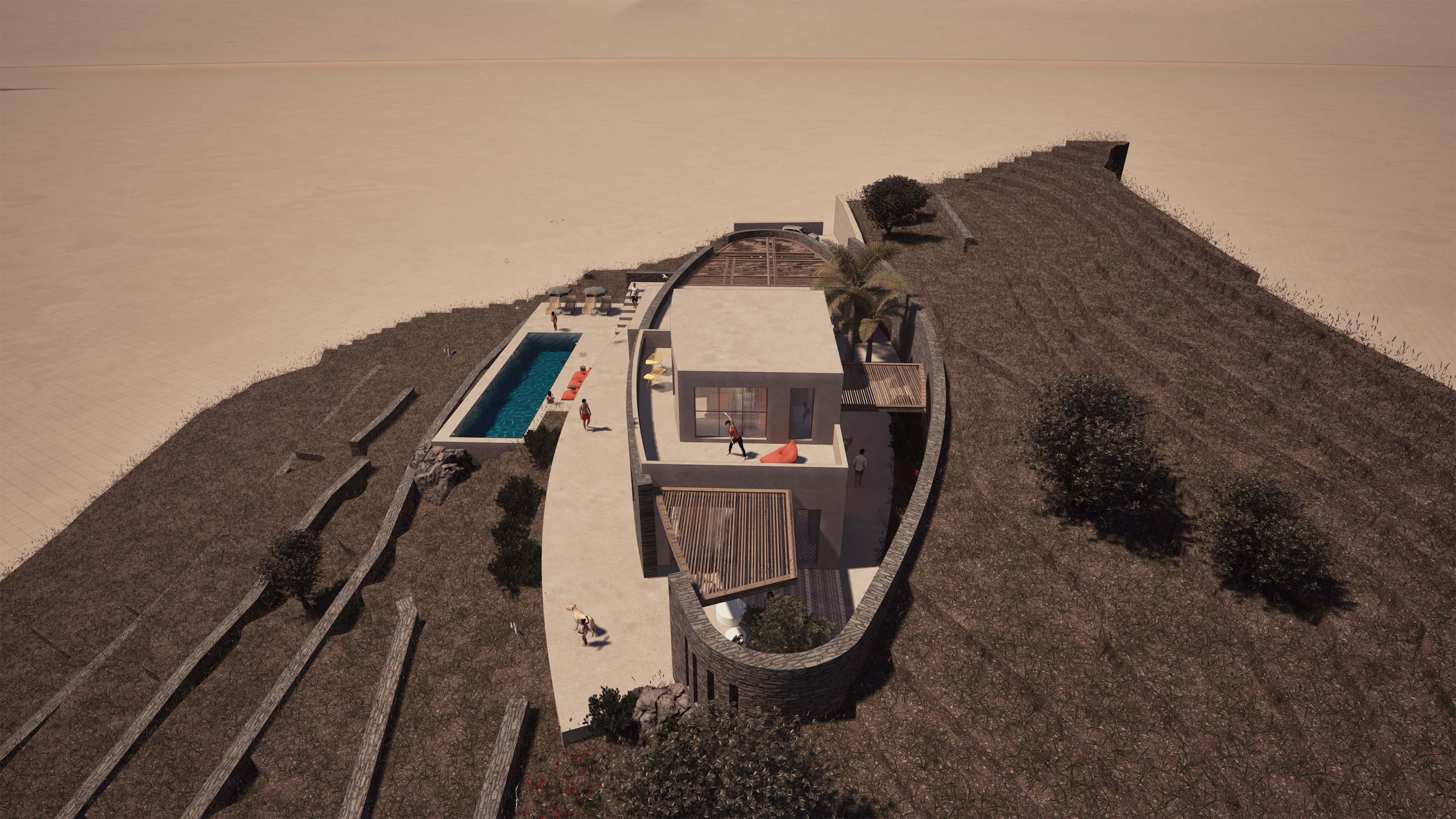 Evripiotis Architects-180-degrees-house-syros-evripiotis-architects-p11-180 Degrees House, Syros Island