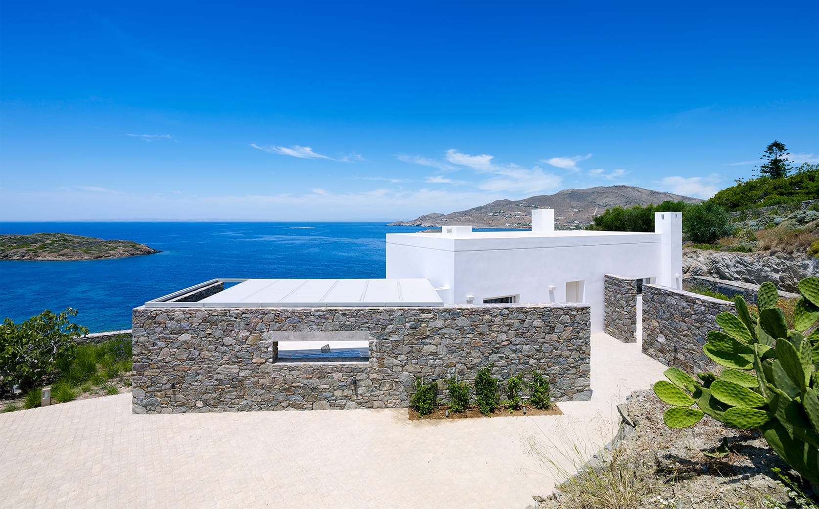 Evripiotis Architects-Aigialos House, Syros Island