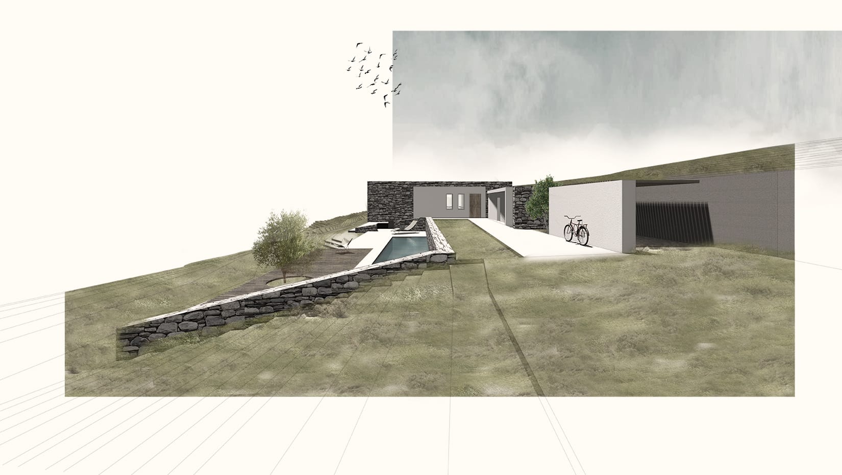 Evripiotis Architects-as-house-paros-evripiotis-architects-perspective02-new-AS House, Paros Island