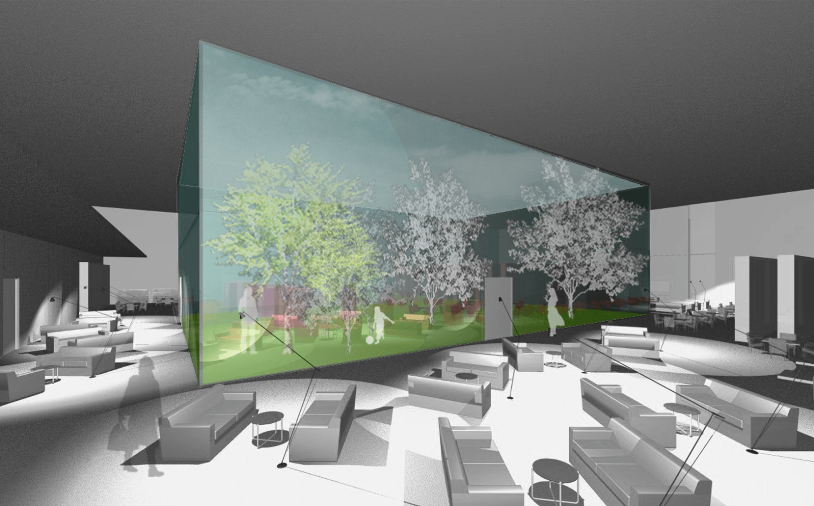 Evripiotis Architects-Courtyard Library, GSD Harvard University