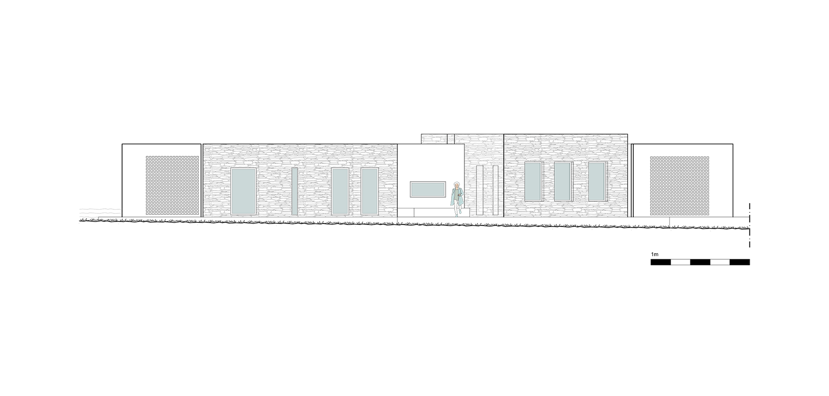 Evripiotis Architects-dashed-house-paros-evripiotis-architects-elevation01-new2-Dashed House, Paros Island