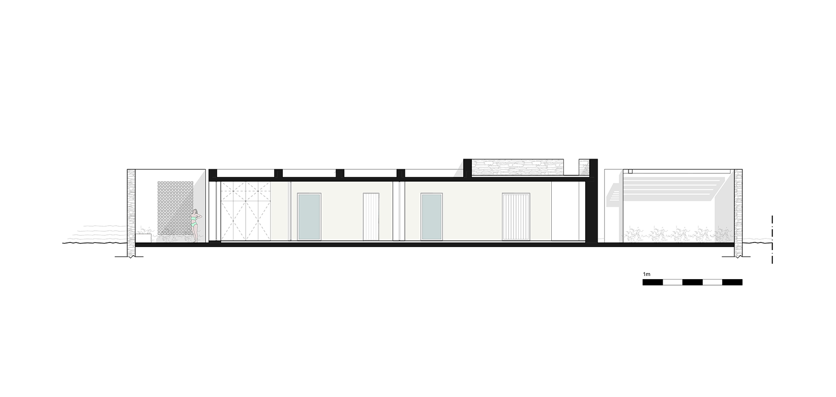 Evripiotis Architects-dashed-house-paros-evripiotis-architects-section02-new2-Dashed House, Paros Island