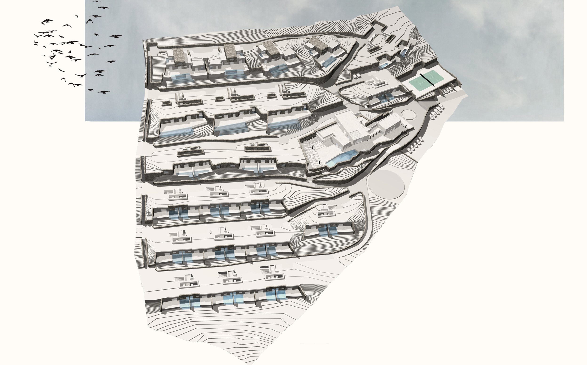 Evripiotis Architects-Elea Eco-Resort, Mykonos Island