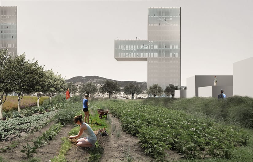 Evripiotis Architects--An Urban-Agrarian Vision, Athens