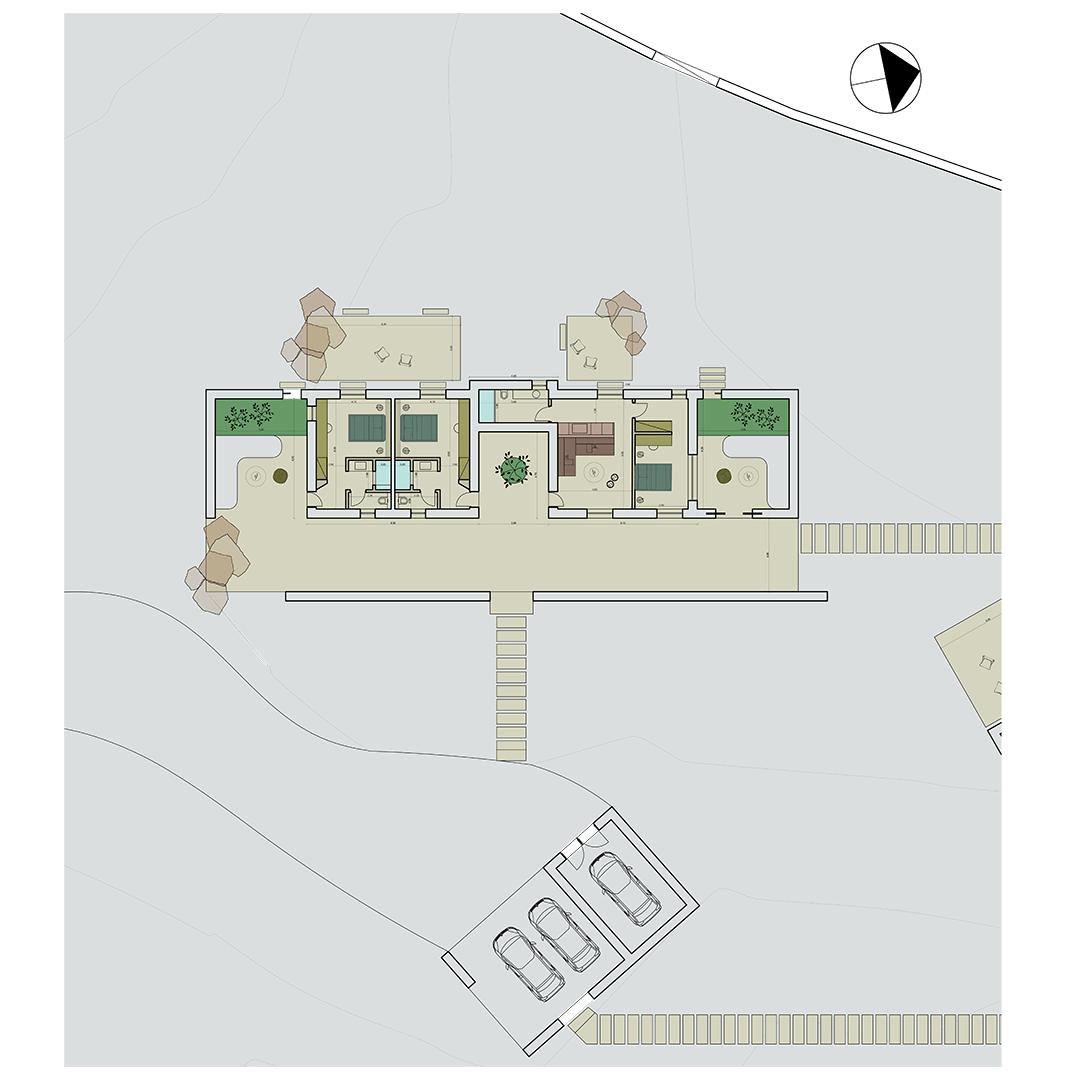 Evripiotis Architects-flaneurs-house-paros-evripiotis-architects-ground-floor01-new-The Flaneurs House, Paros Island