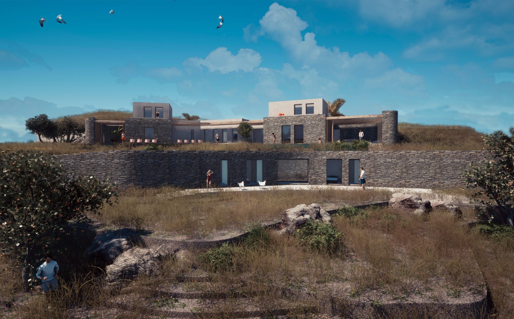 Evripiotis Architects-Gummy Worm House, Paros Island
