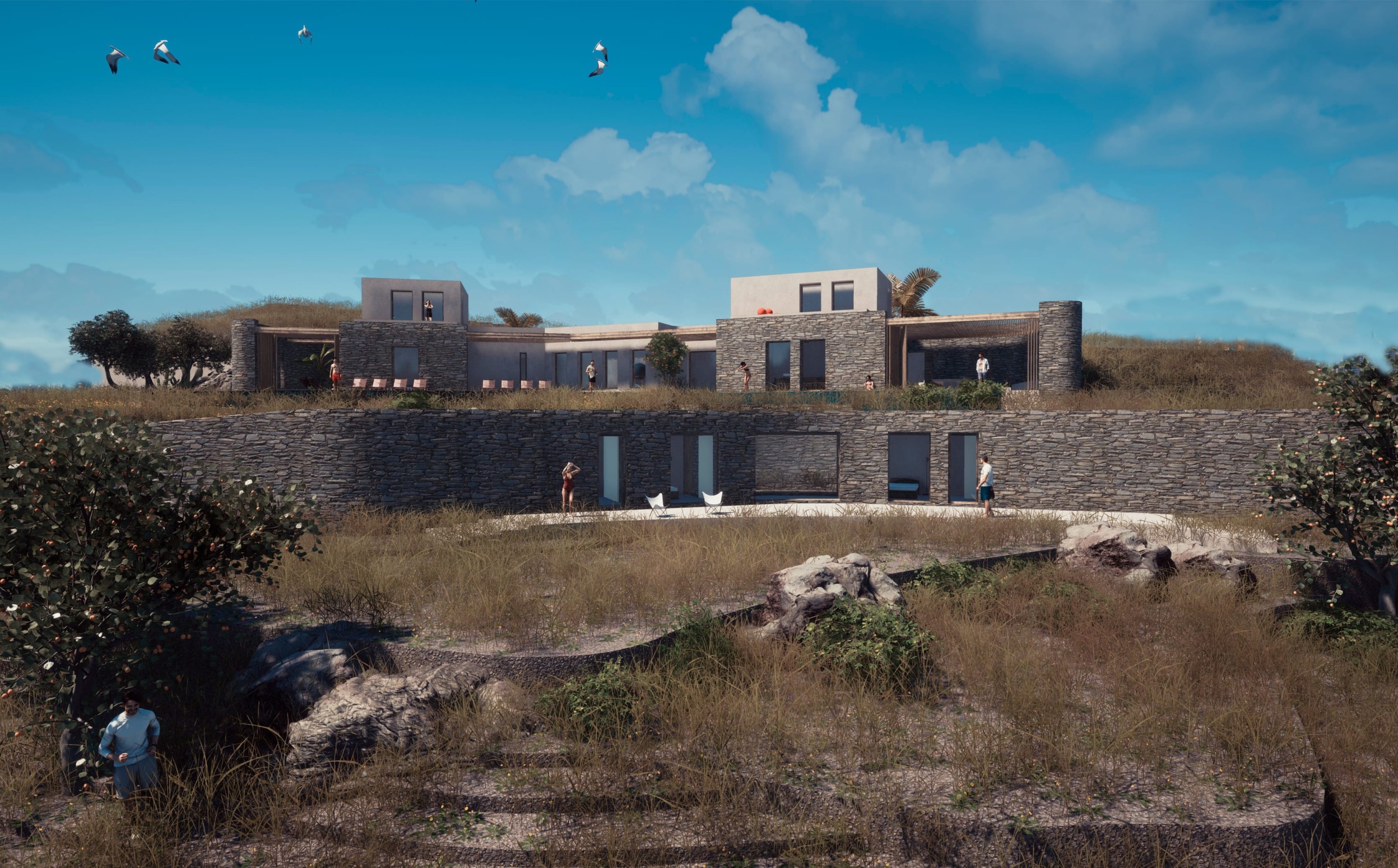 Evripiotis Architects-Gummy Worm House, Paros Island