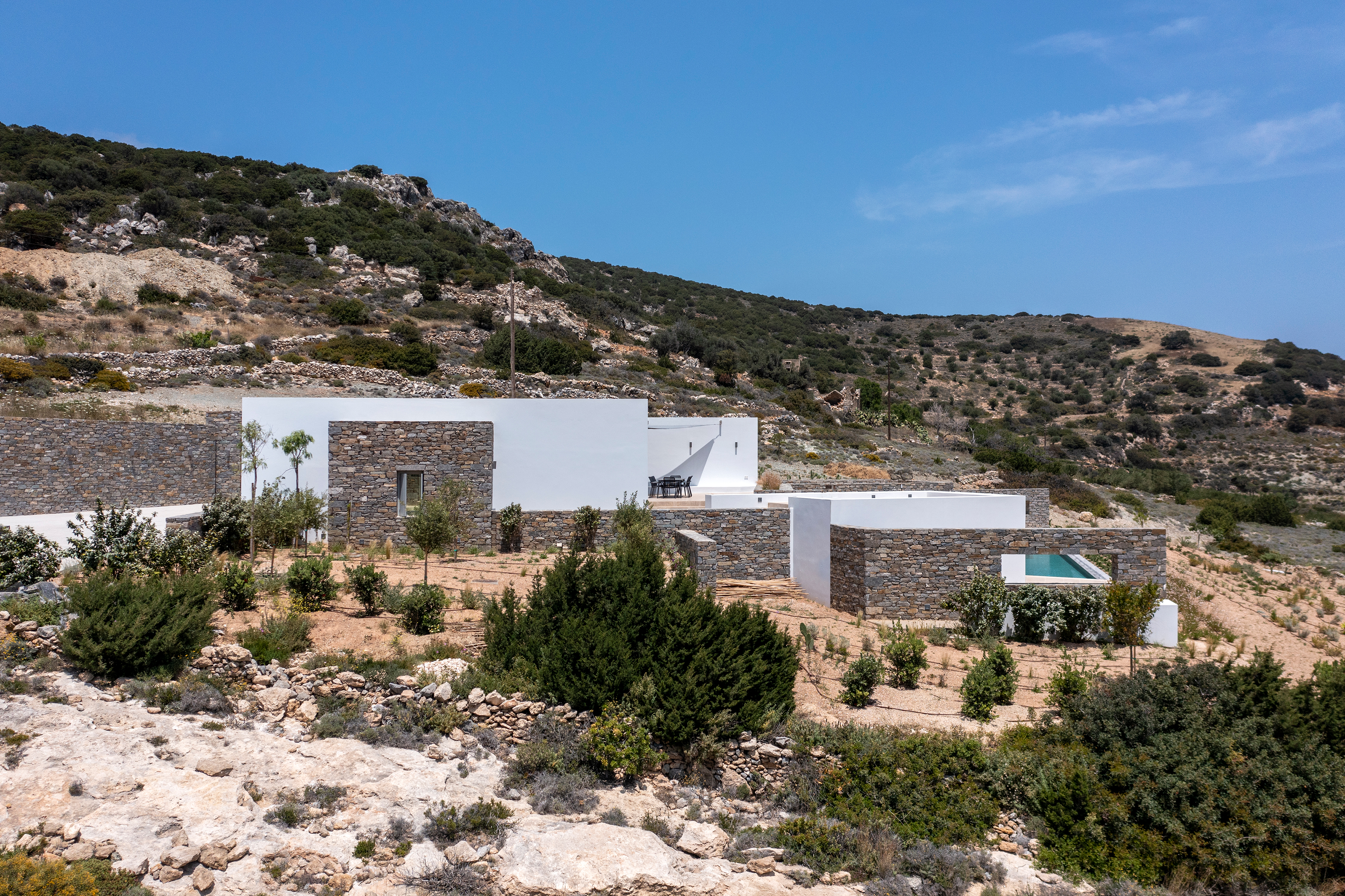 Evripiotis Architects--Hill House, Paros Island