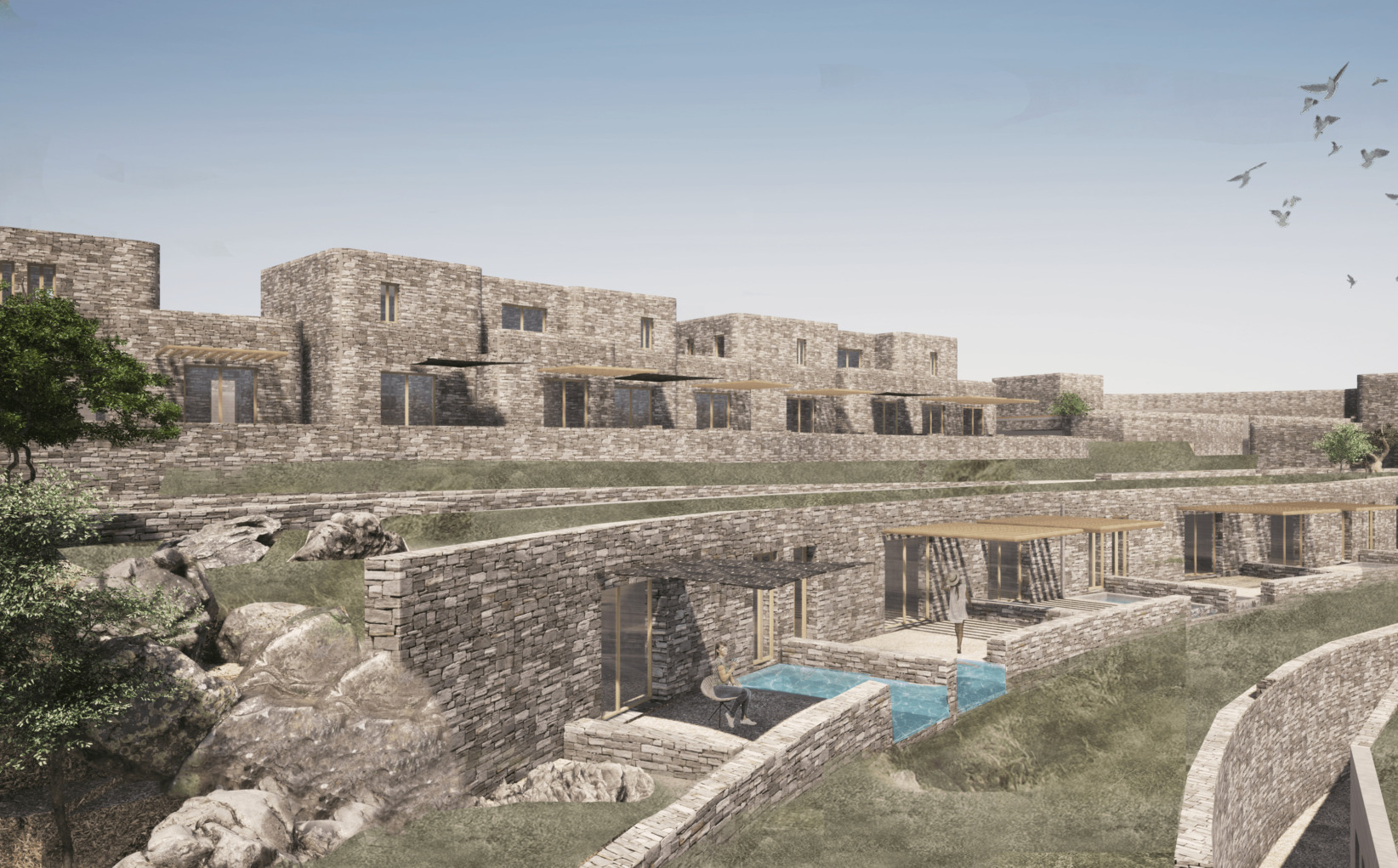 Evripiotis Architects-Hotel W, Mykonos Island
