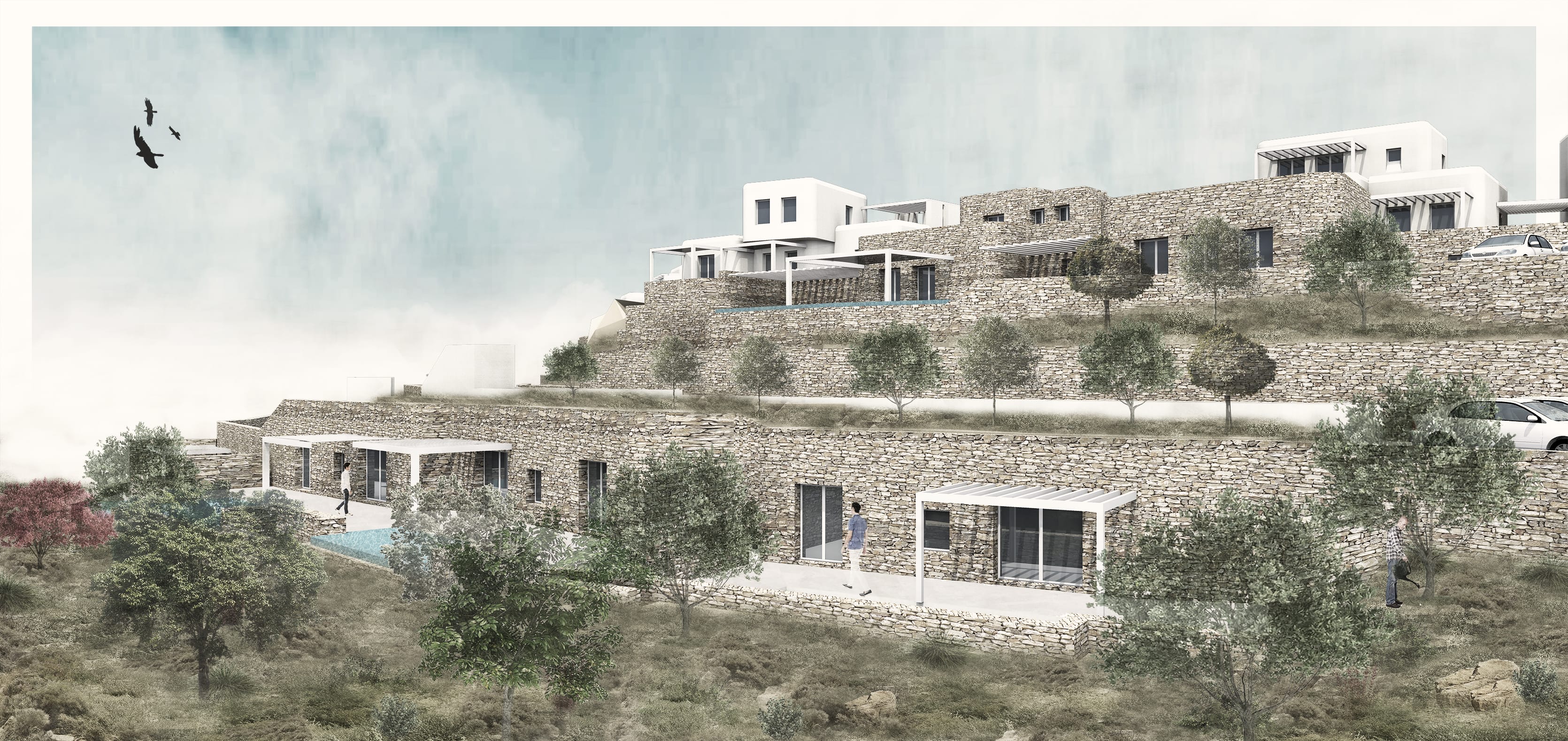 Evripiotis Architects--Kalo Livadi, Mykonos Island