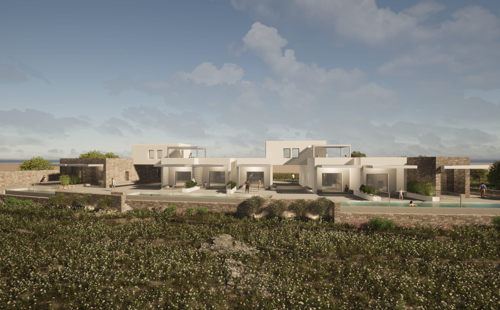 Evripiotis Architects-Waterfront, Antiparos Island