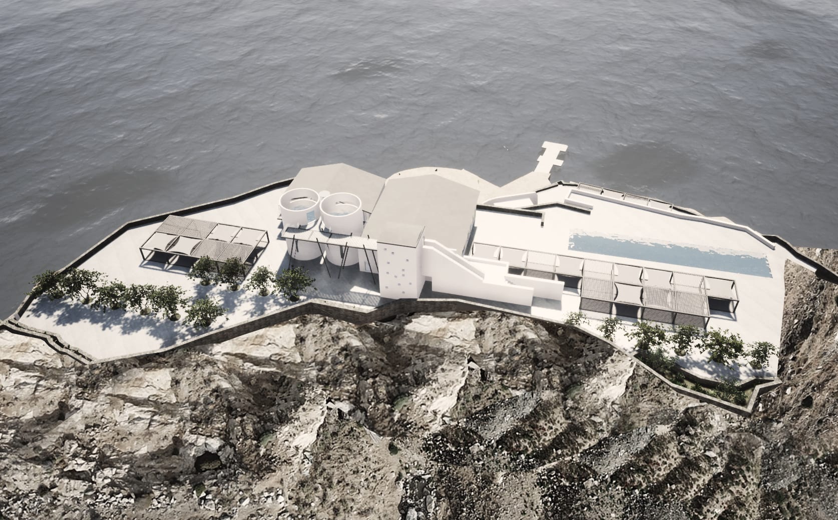 Evripiotis Architects-Multifunctional Concept in Industrial Shell, Mykonos Island