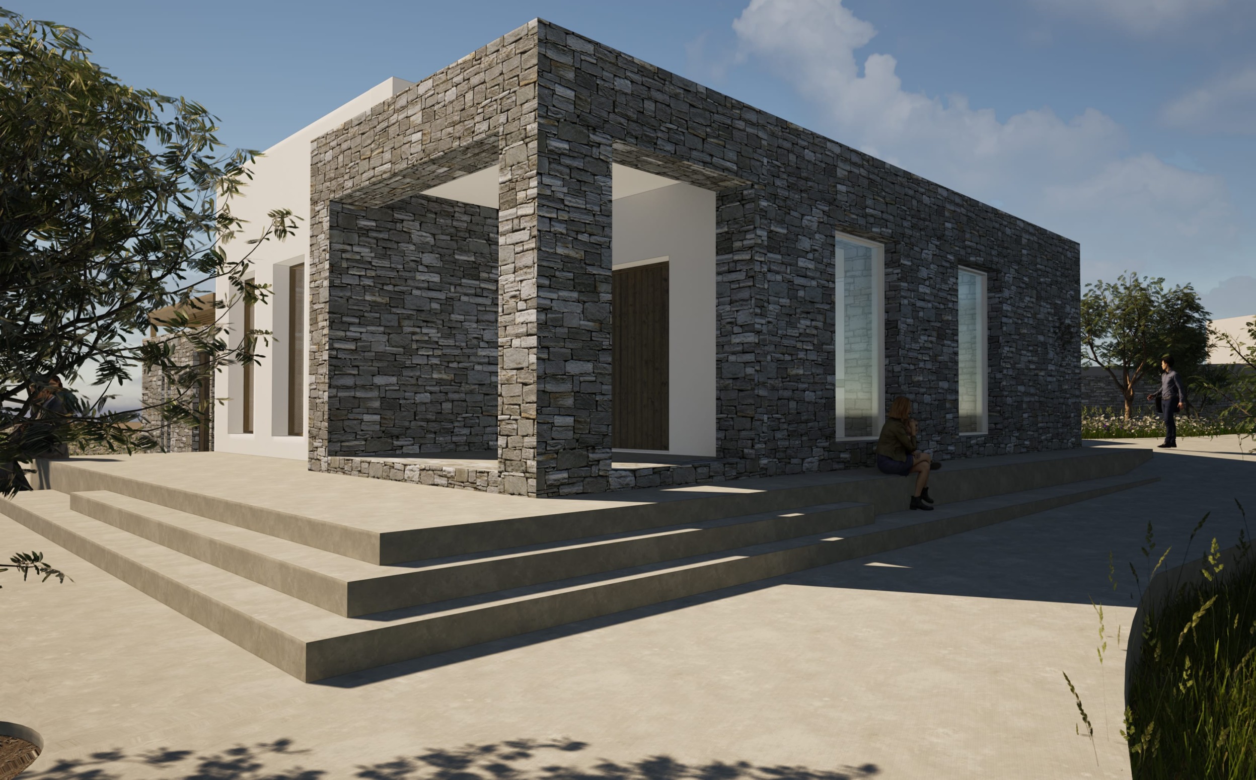 Evripiotis Architects-Archaeological Museum, Antiparos Island