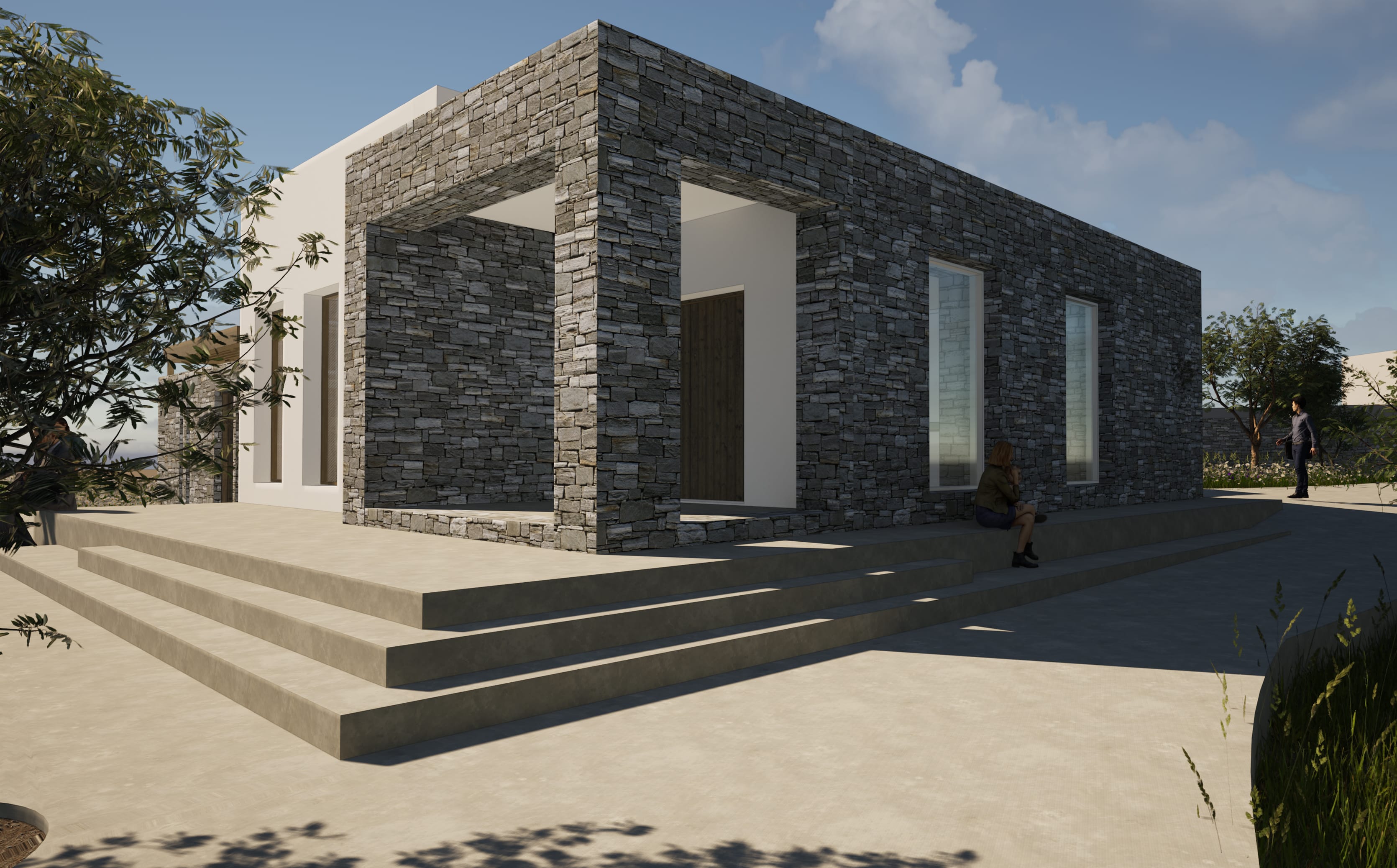 Evripiotis Architects-Archaeological Museum, Antiparos Island