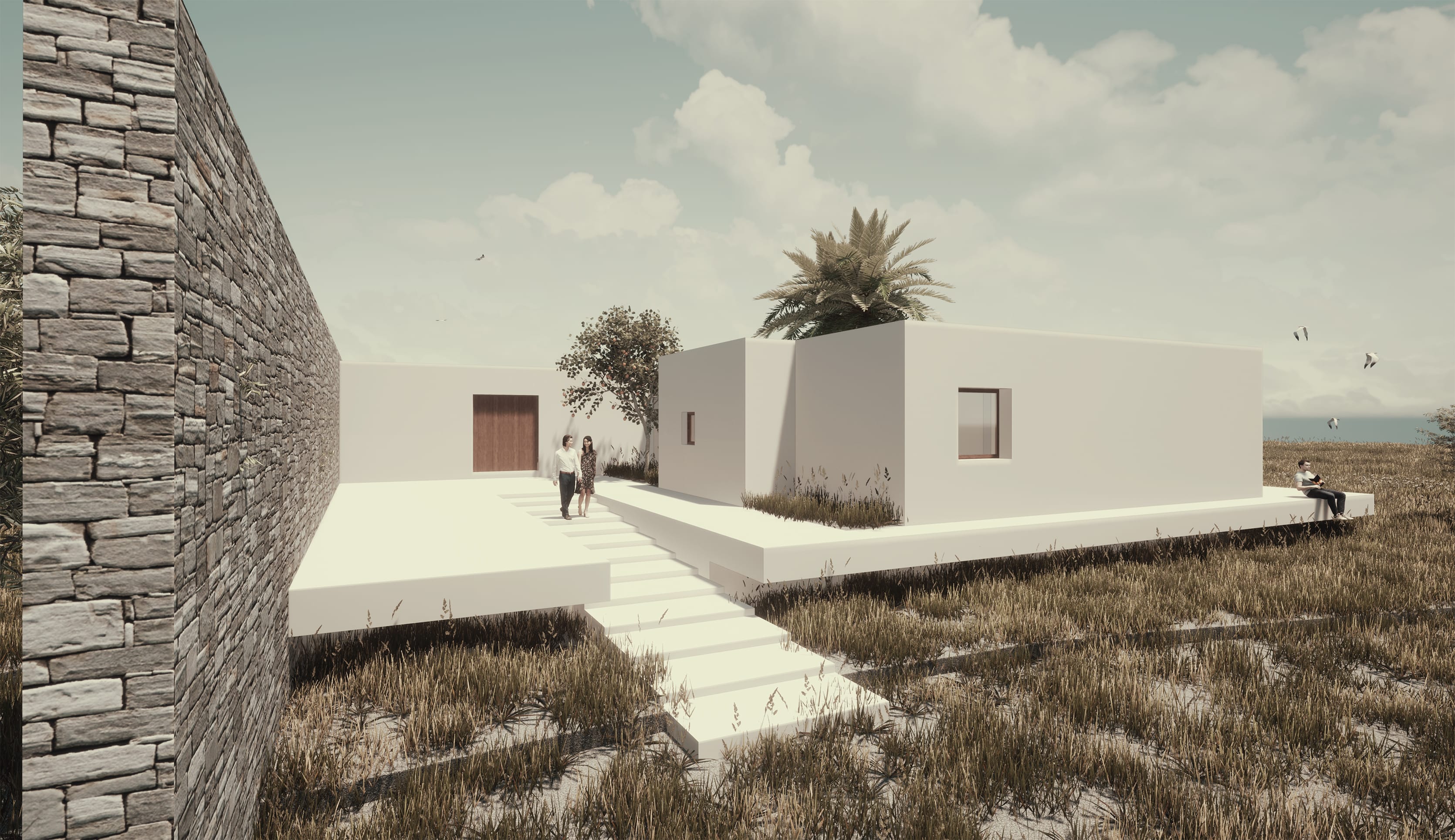 Evripiotis Architects--Music Garden House, Paros Island