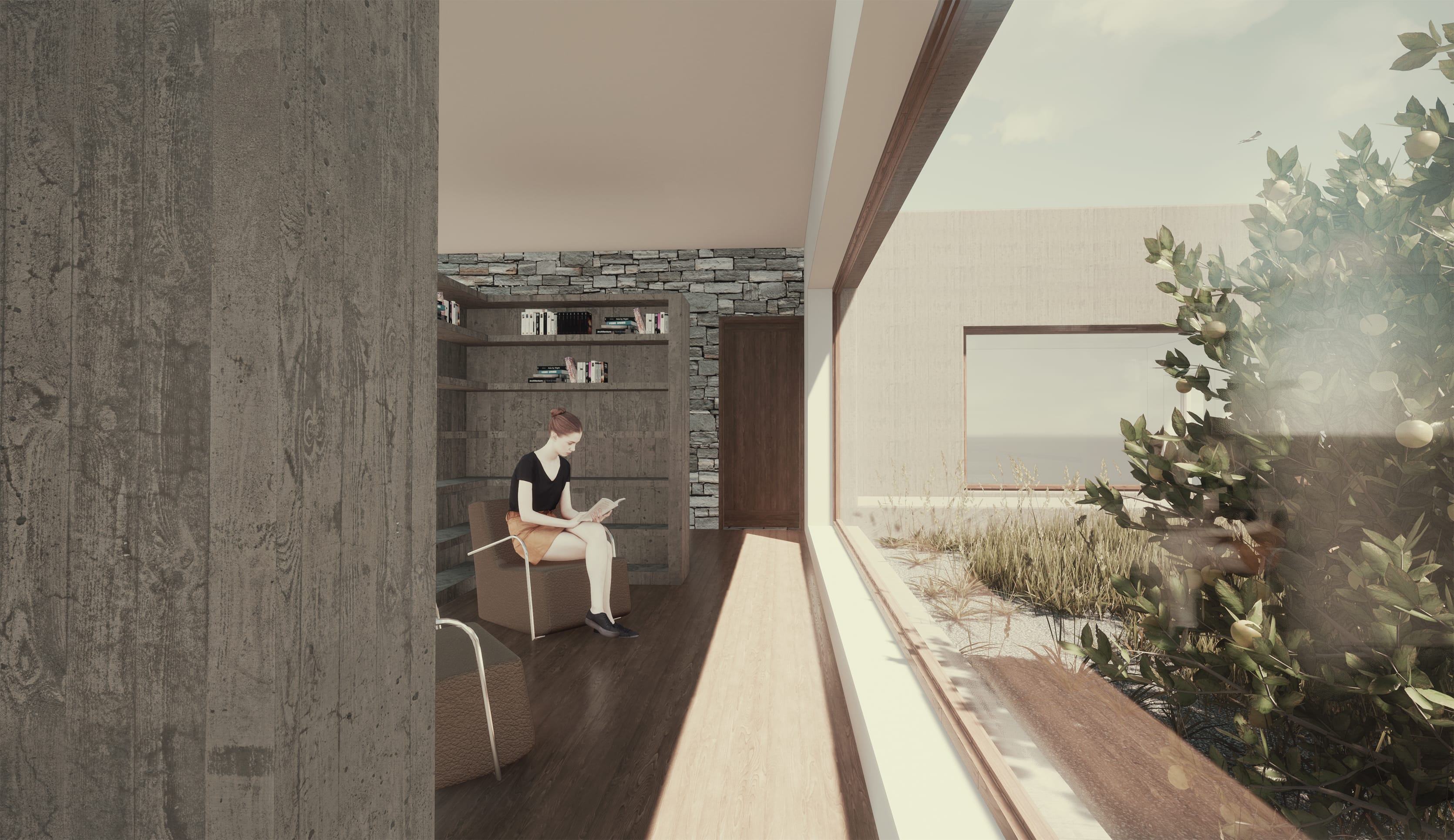 Evripiotis Architects--Music Garden House, Paros Island