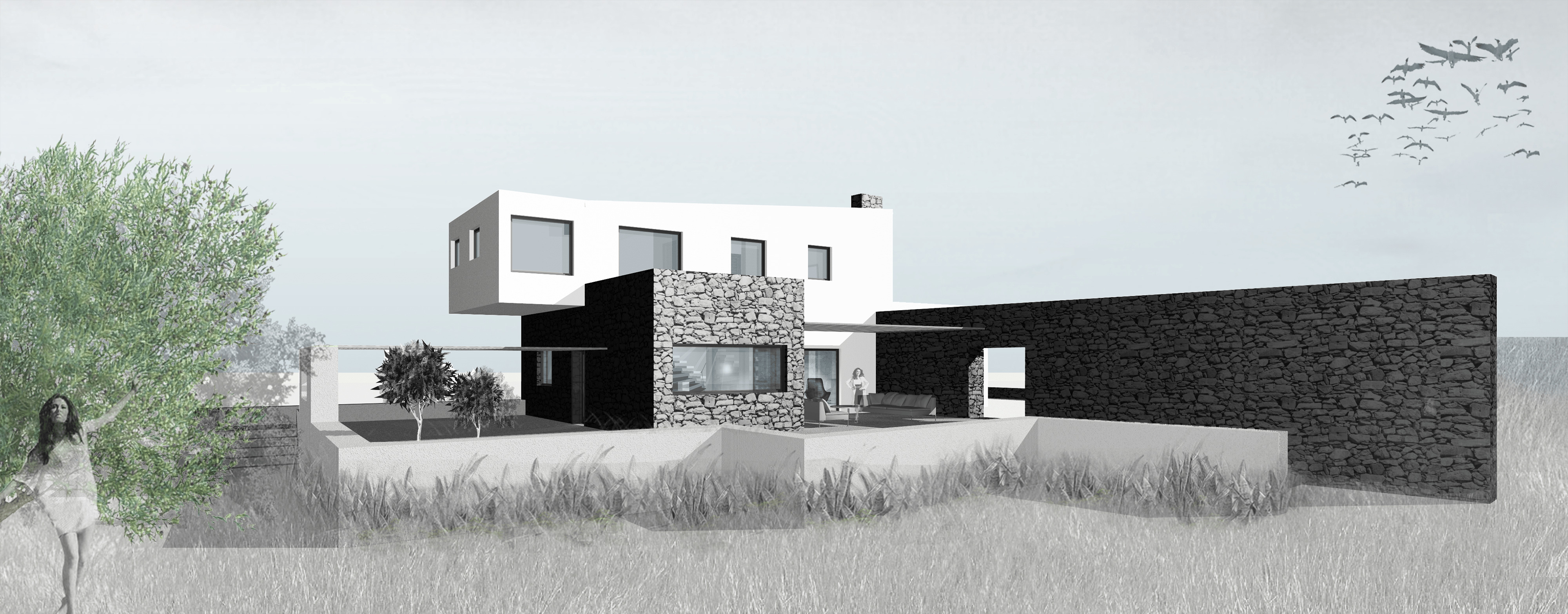 Evripiotis Architects--Open View House, Peloponnese