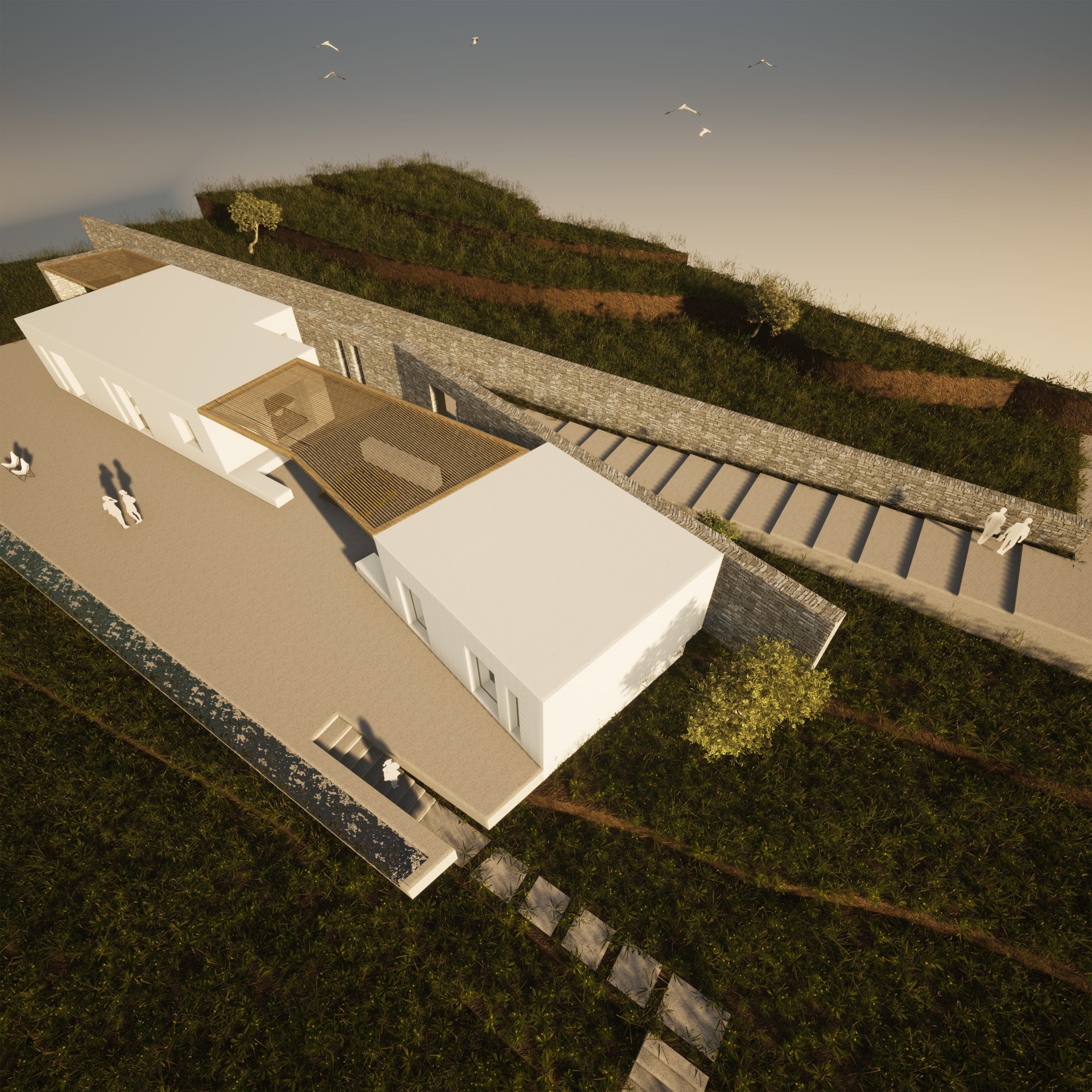 Evripiotis Architects-Platform House, Paros Island
