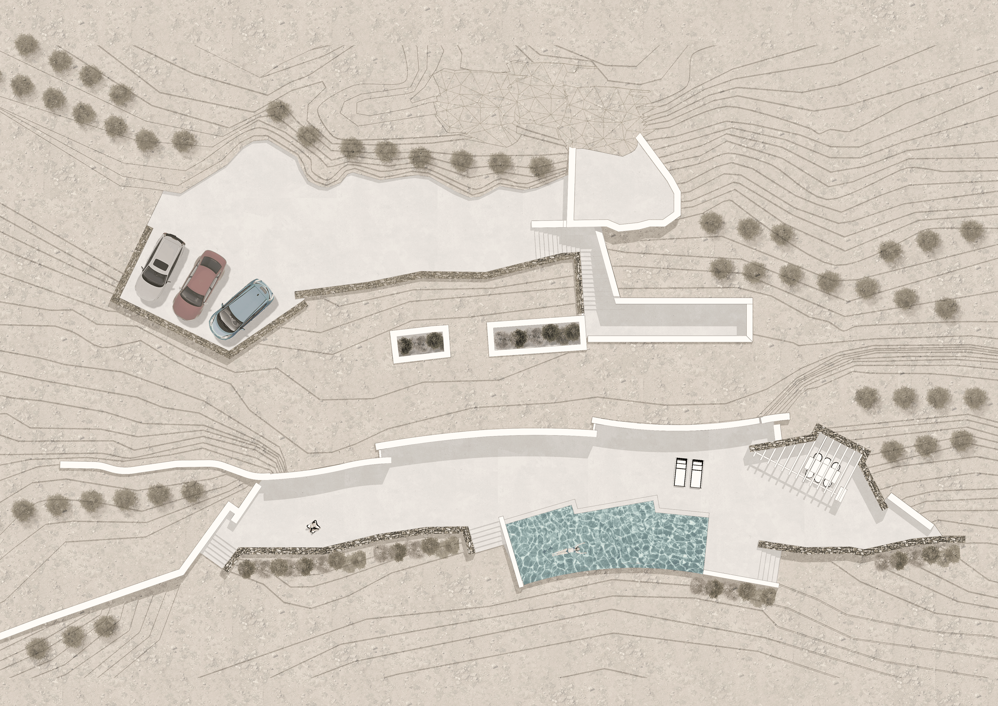 Evripiotis Architects-rock_house_mykonos_evripiotis_01-new-Rock House, Mykonos Island