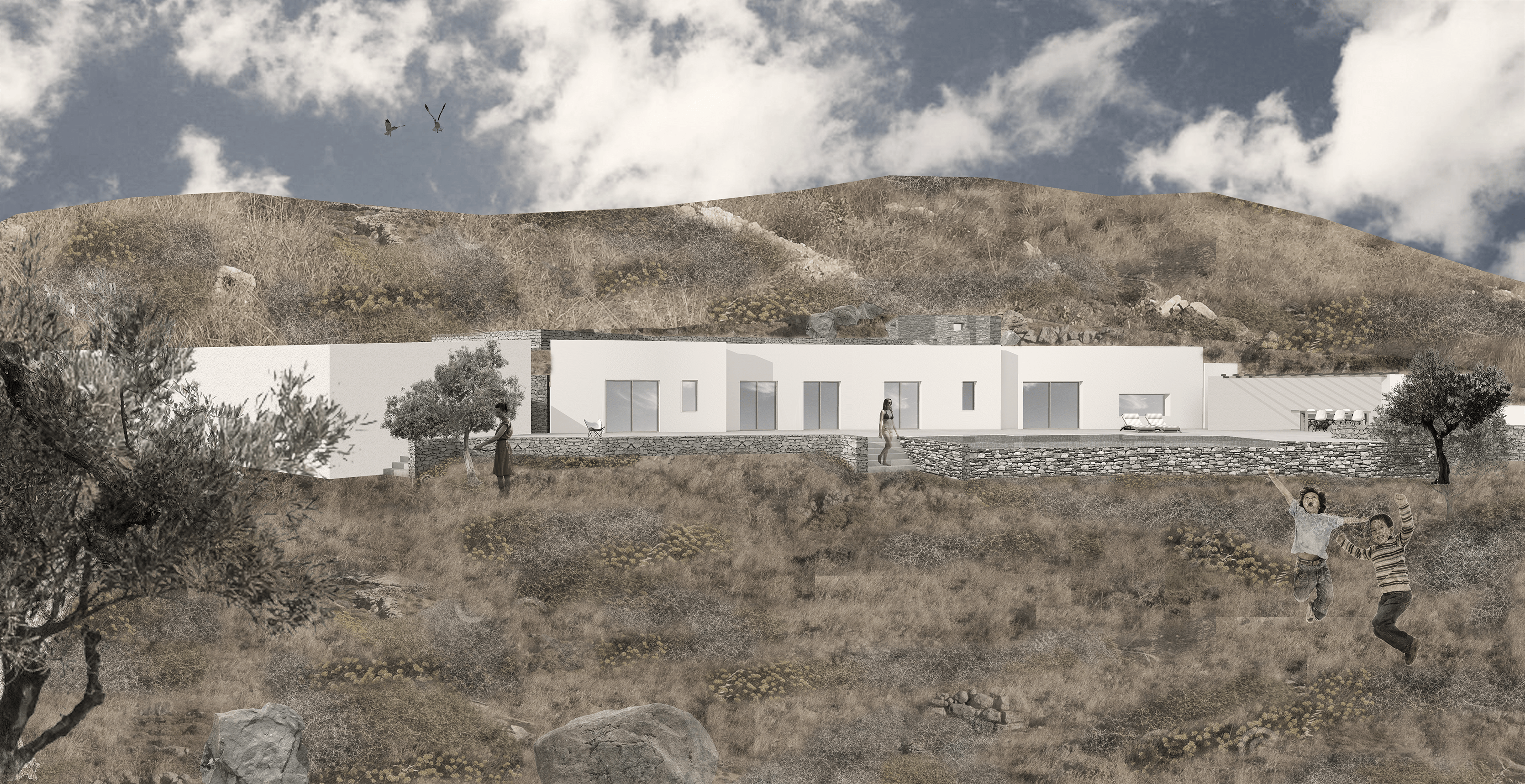 Evripiotis Architects-rock_house_mykonos_evripiotis_06-new-Rock House, Mykonos Island