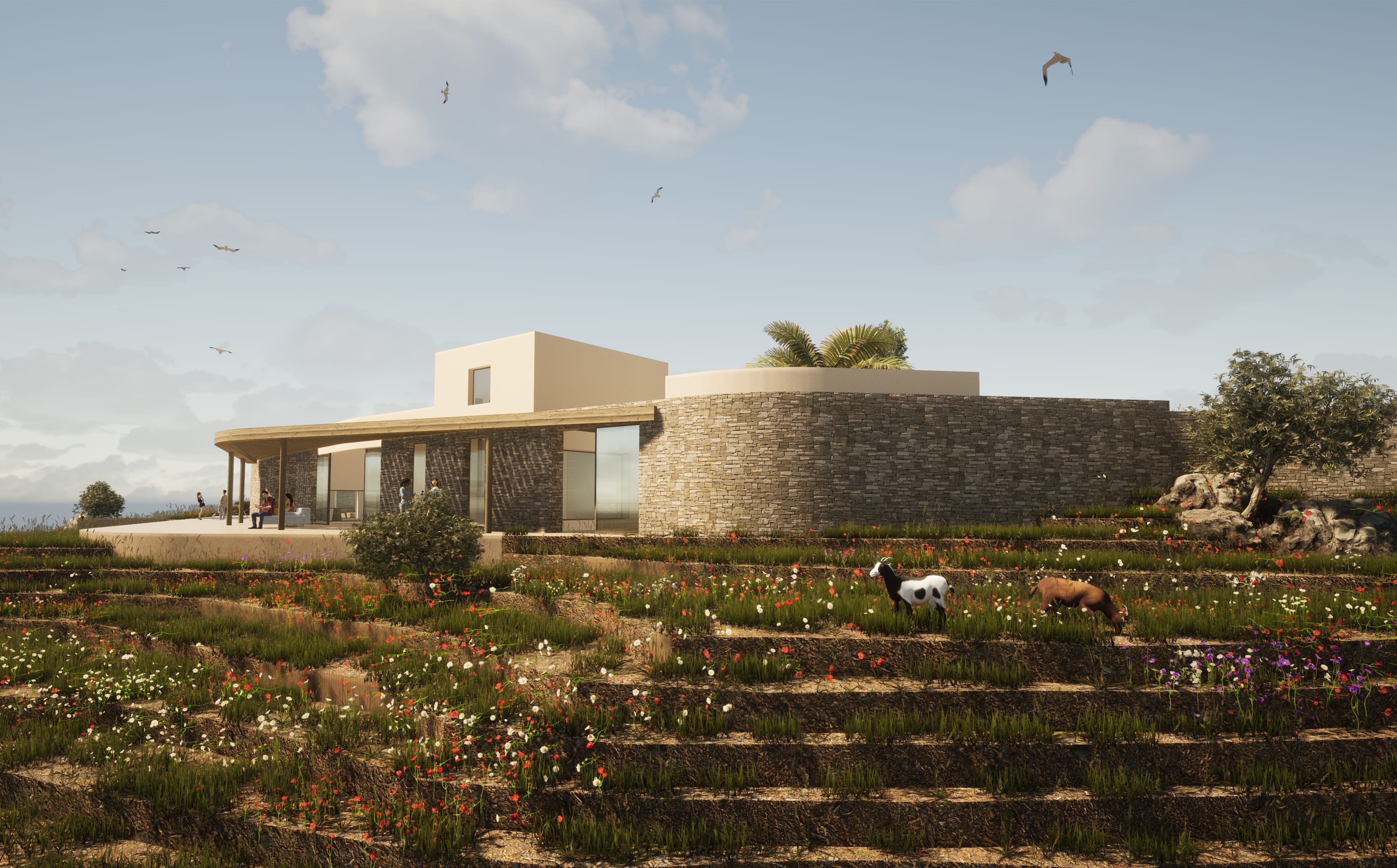 Evripiotis Architects-Stone Hill House, Paros Island