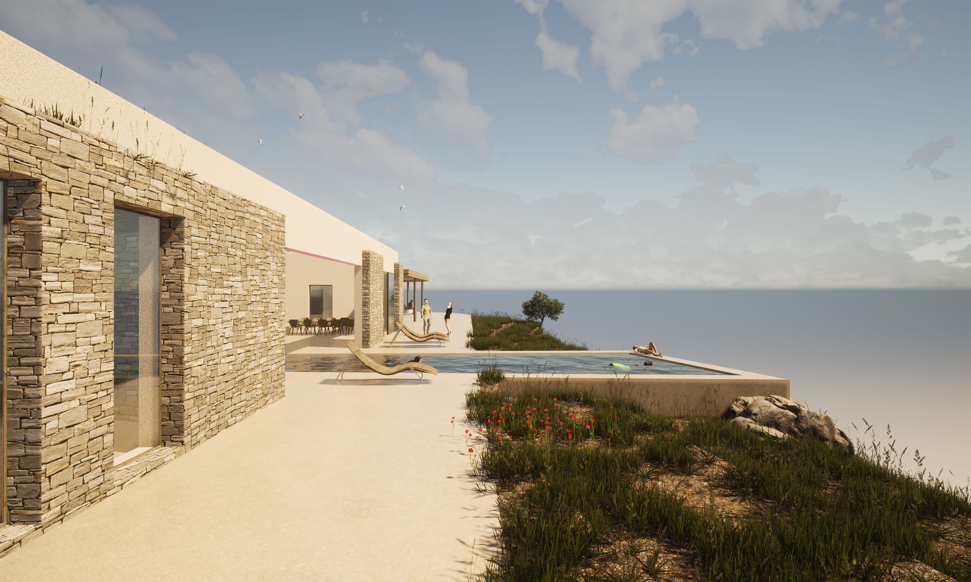 Evripiotis Architects-stone-hill-house-kostos-paros-evripiotis-architects-04.jpg-Stone Hill House, Paros Island