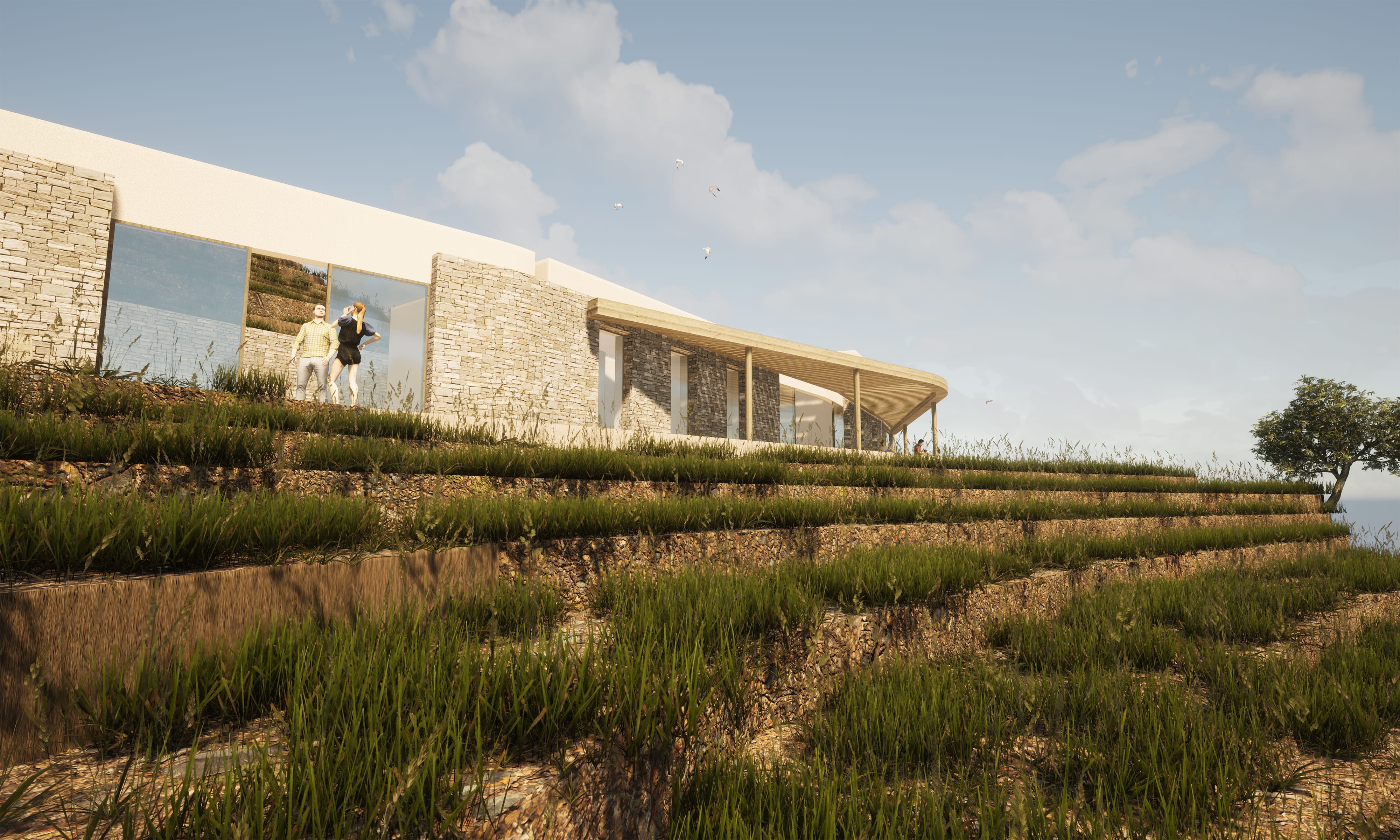 Evripiotis Architects--Stone Hill House, Paros Island