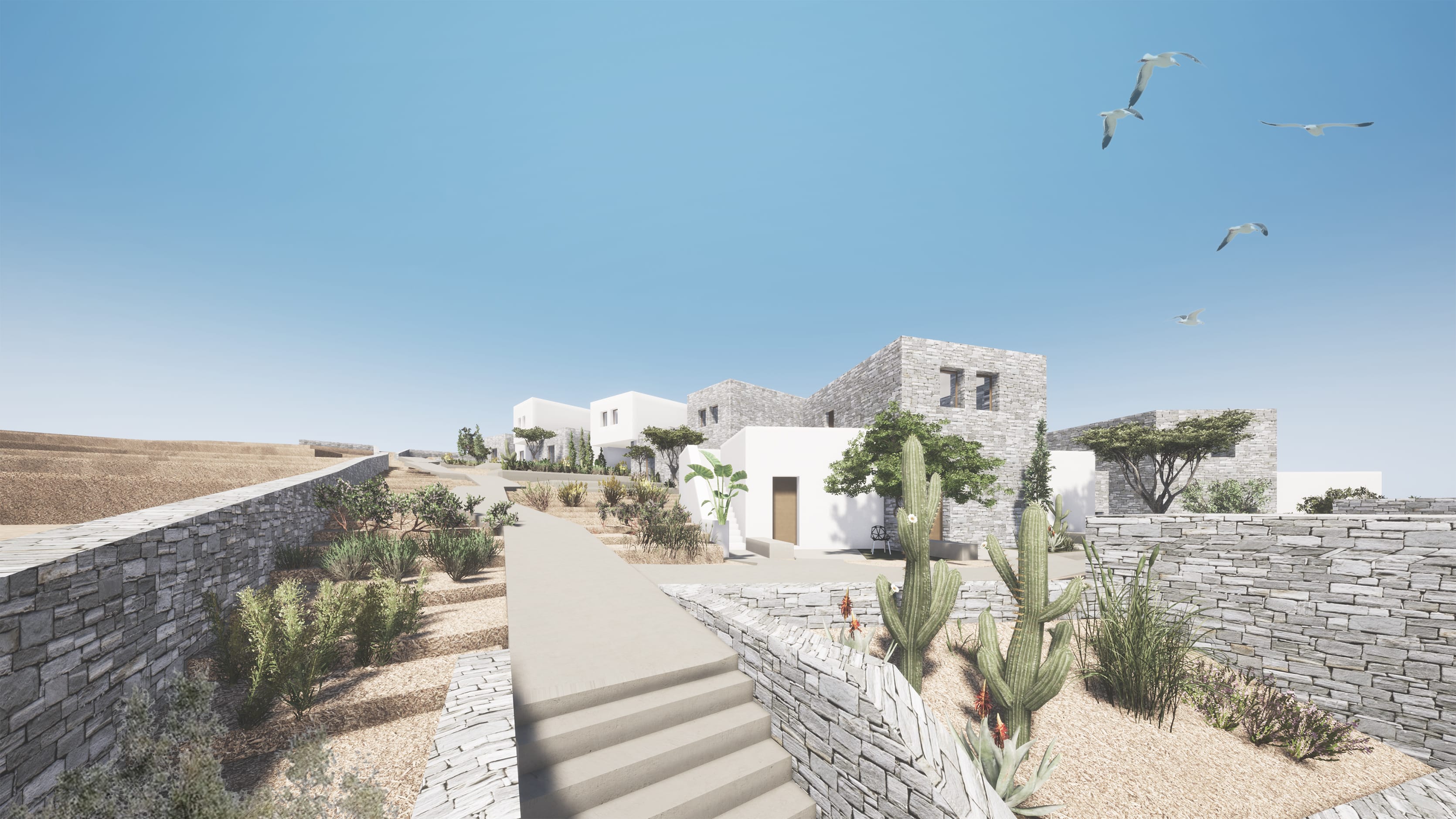 Evripiotis Architects--Syris Luxury Hotel, Mykonos Island
