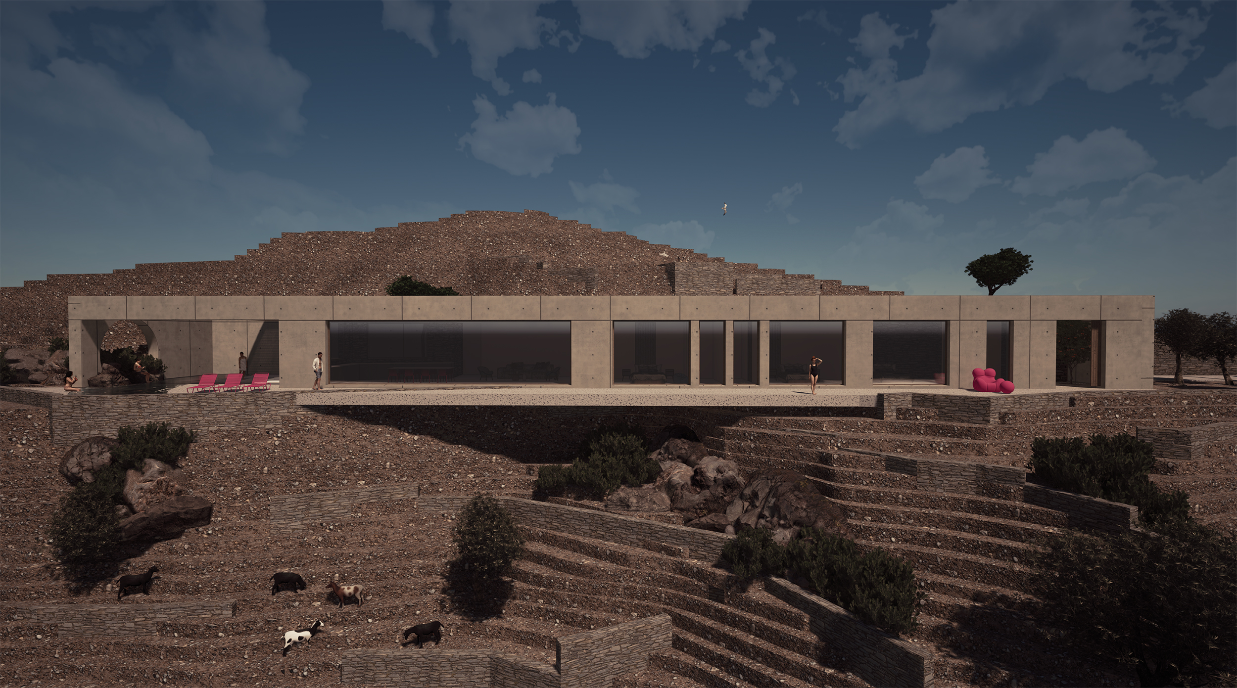 Evripiotis Architects--The Alined House, Tinos Island