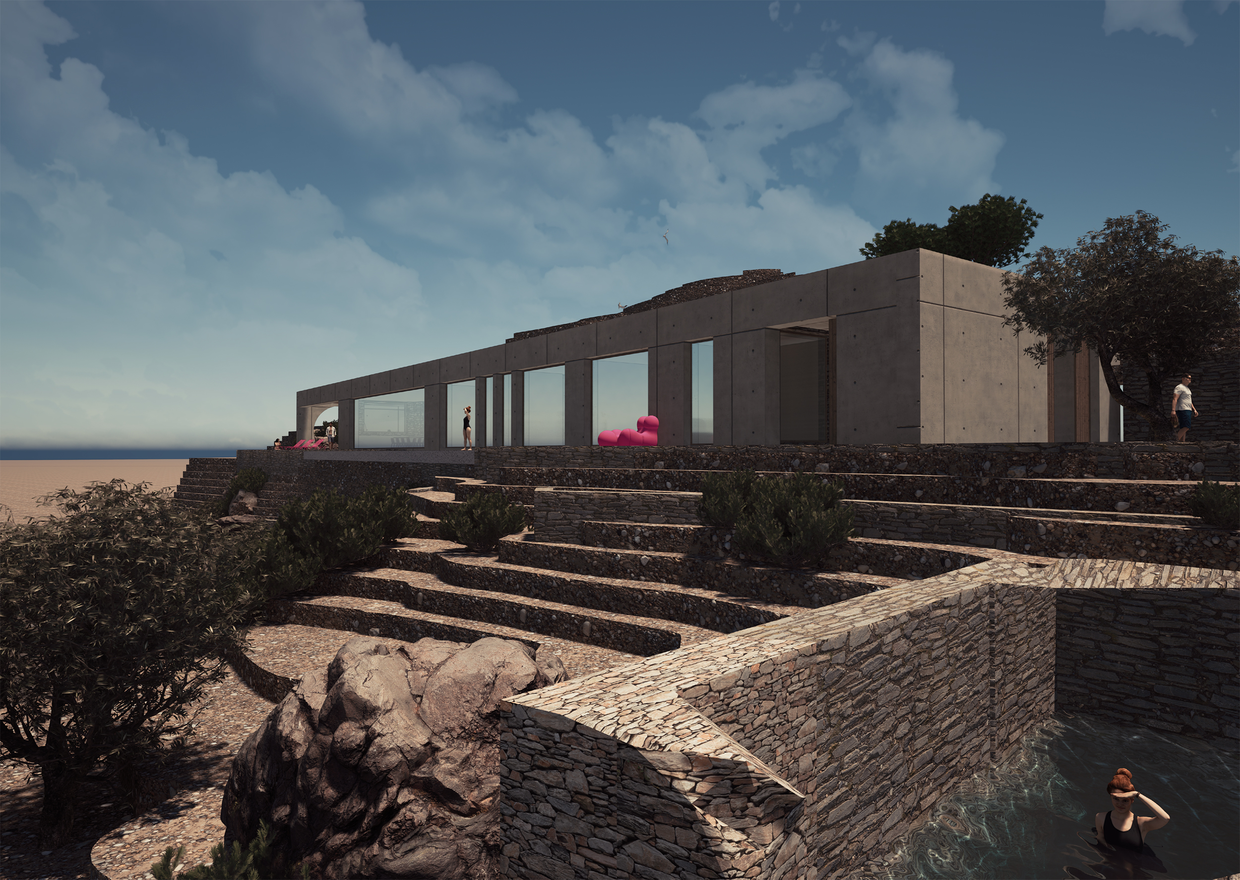 Evripiotis Architects--The Alined House, Tinos Island