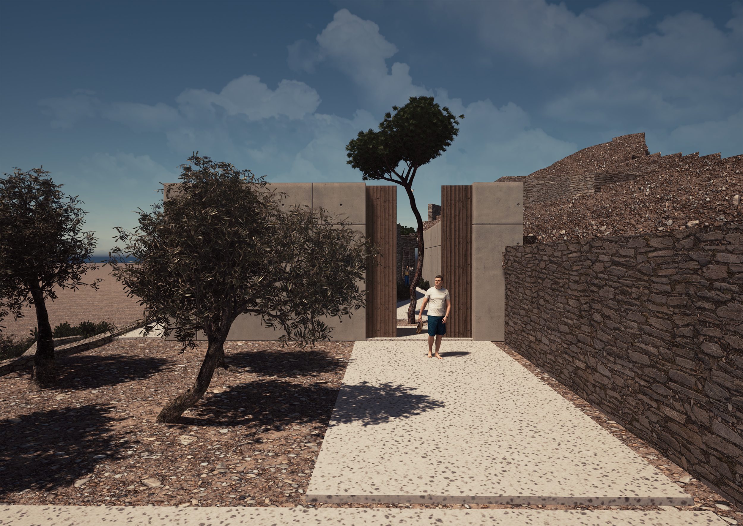 Evripiotis Architects--The Alined House, Tinos Island
