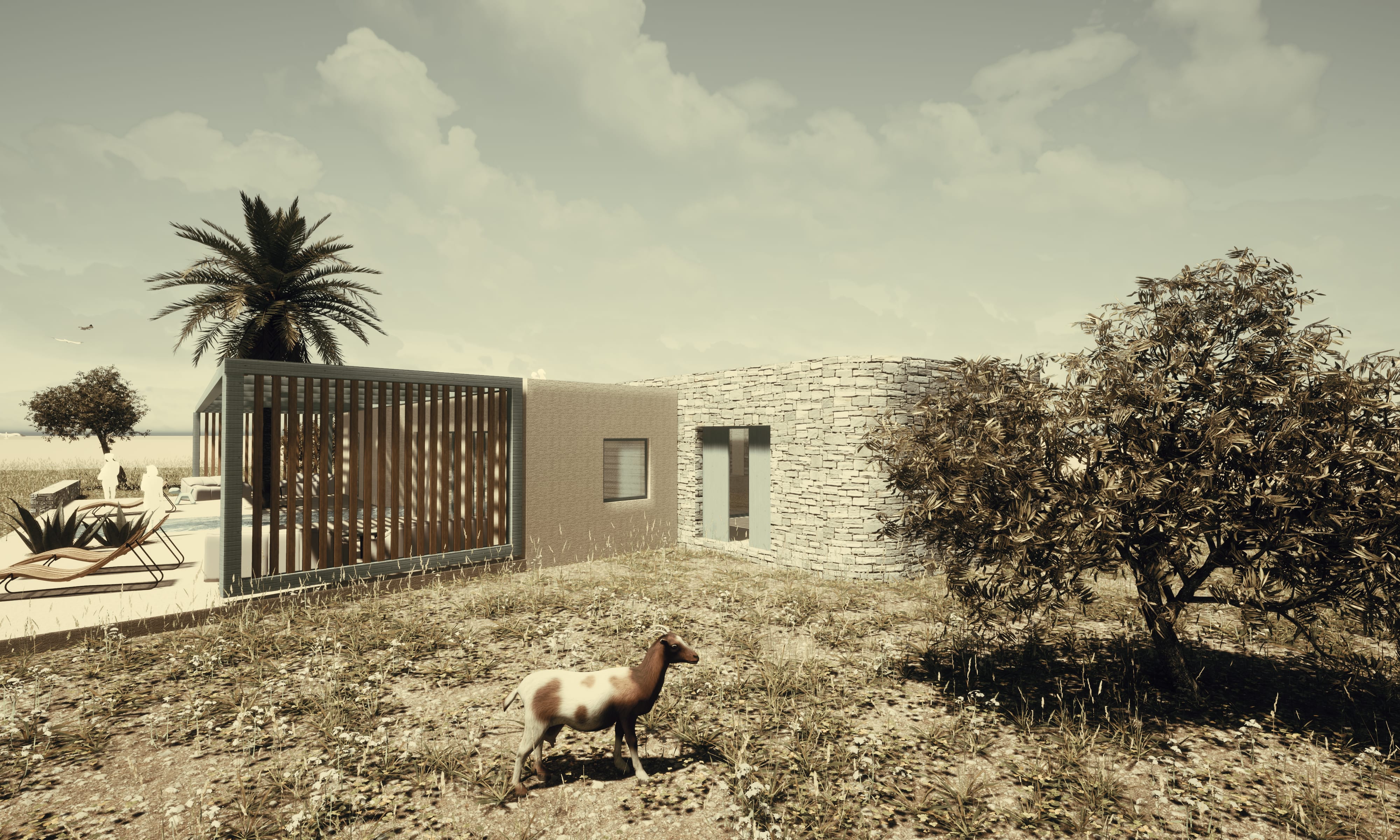 Evripiotis Architects--The Core House, Paros Island