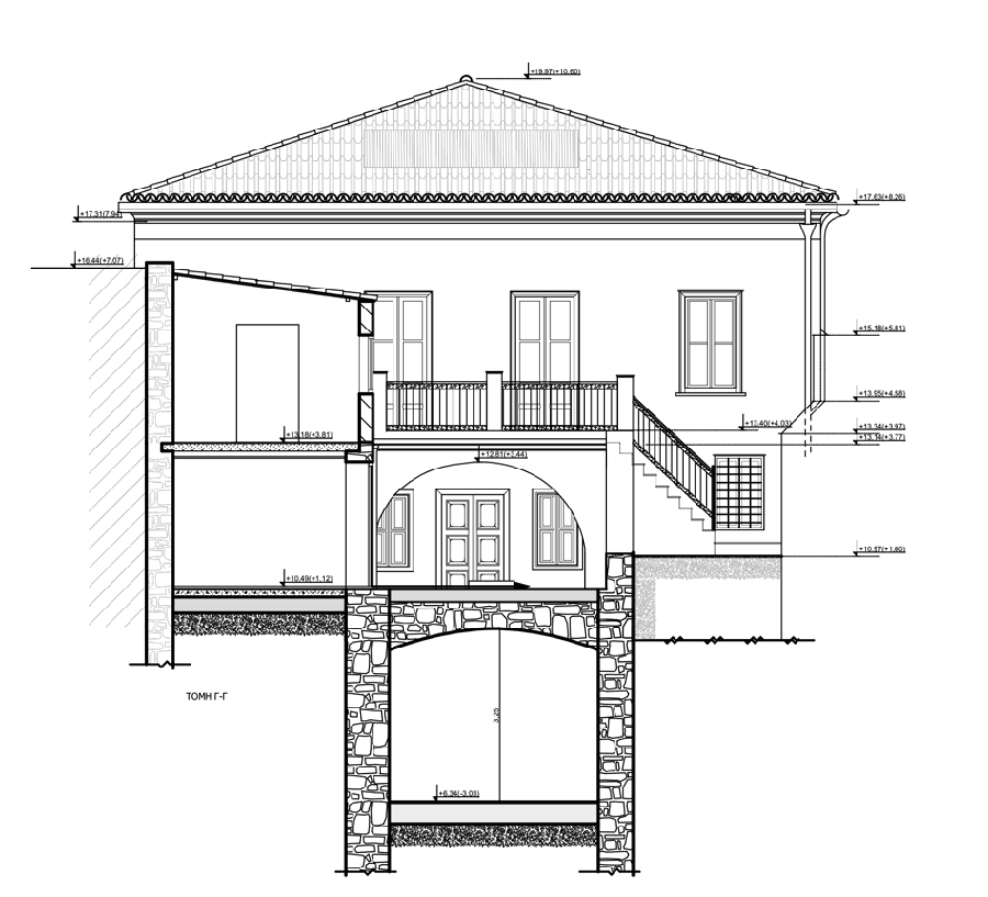 Evripiotis Architects-villa-donna-syros-evripiotis-architects-sectionC-new.png-Villa Donna, Syros Island