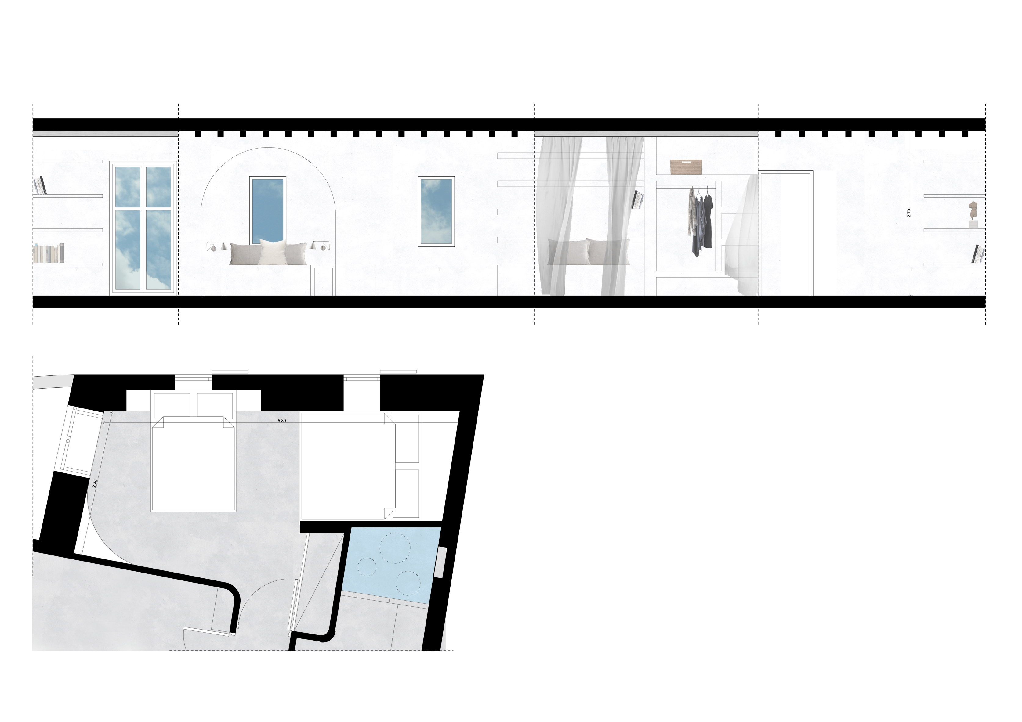 Evripiotis Architects-village-house-paros-evripiotis-architects-section01-new-Village House, Paros Island