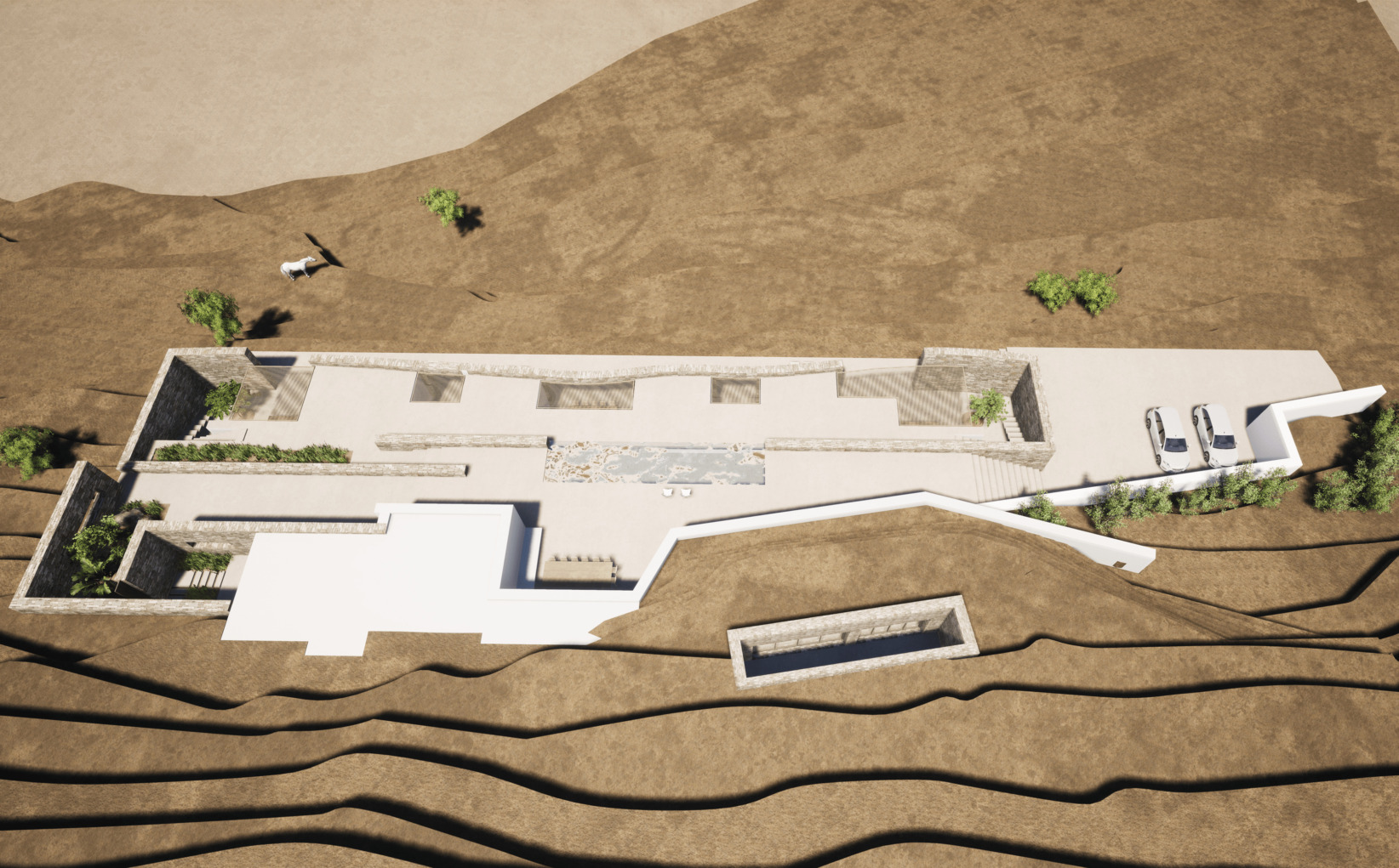 Evripiotis Architects-Wall House, Paros Island